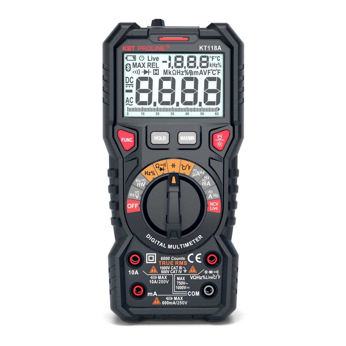 Мультиметр цифровой KT 118A серия PROLINE