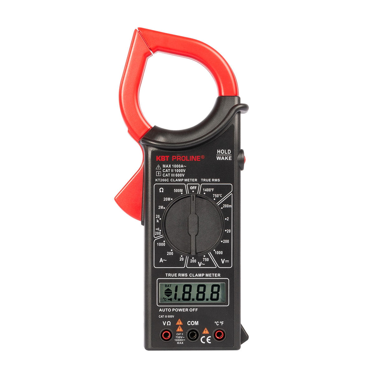 Токовые клещи цифровые KT 266C серия PROLINE