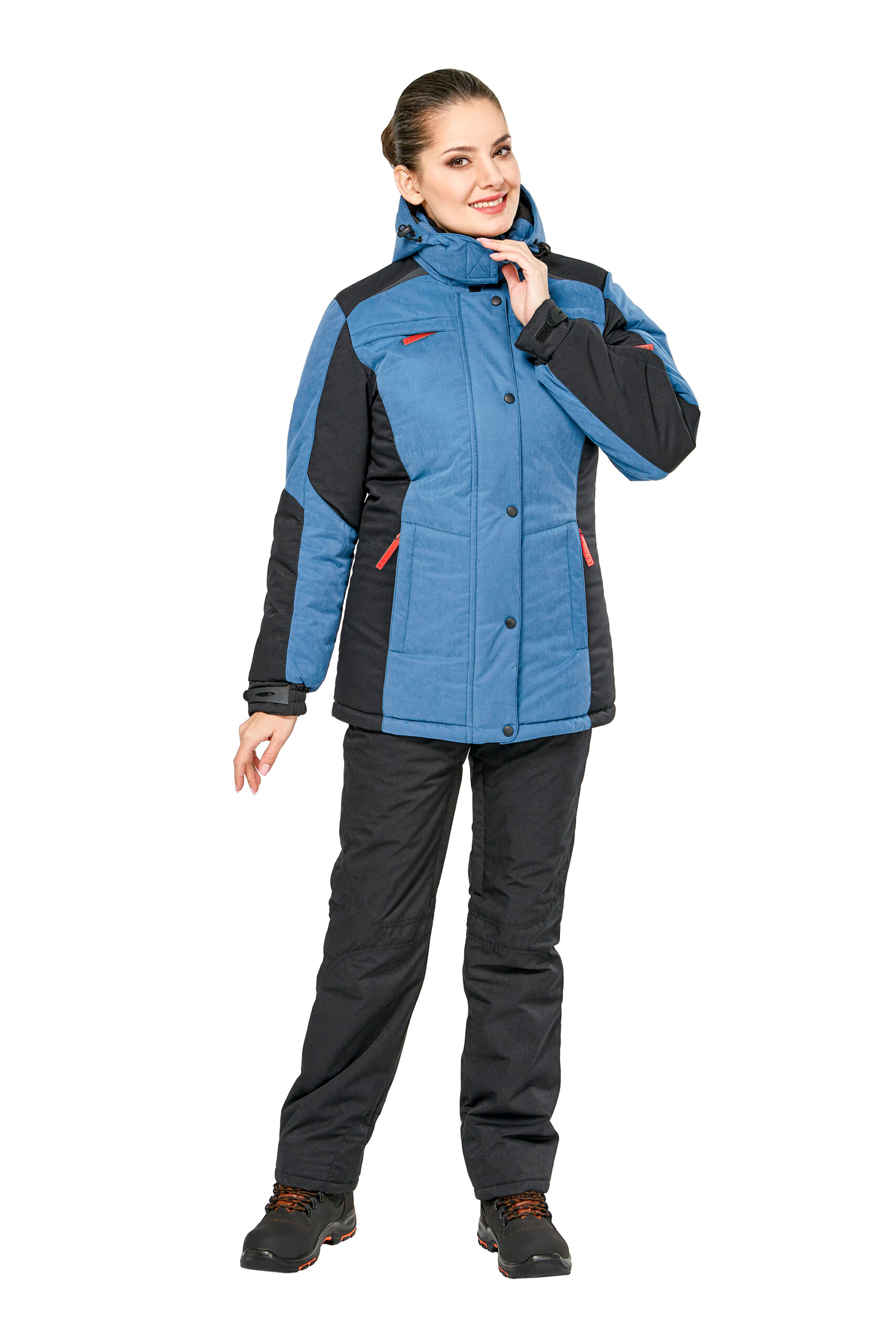 Куртка "Енисей" адриатика/черный (женская) (р. 60-62, рост 170-176)