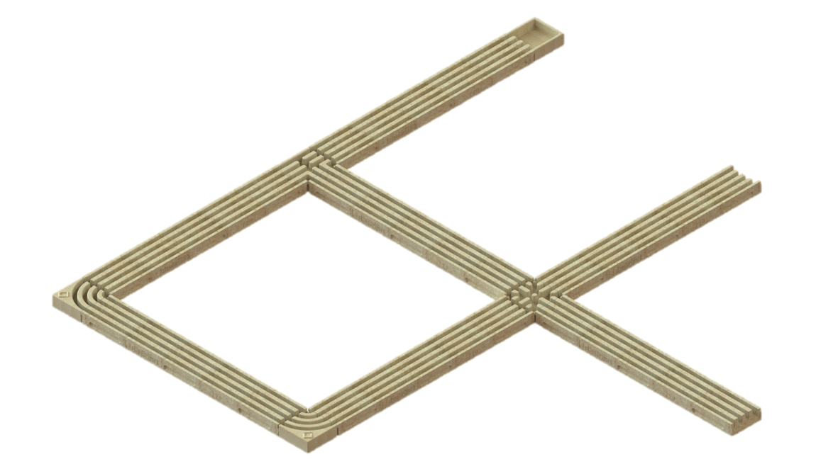 Начальный модуль 150х150 серый — изображение 2