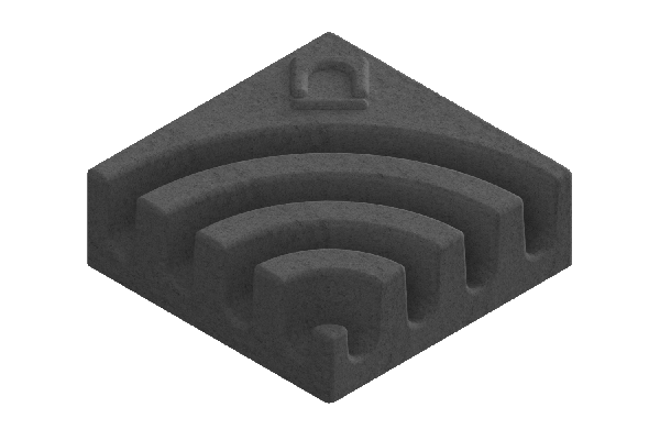 Модуль Г-образного соединения лотков 150х150 черный