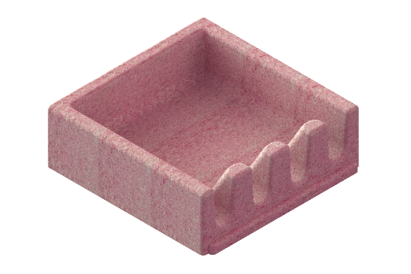 Начальный модуль 150х150 красный