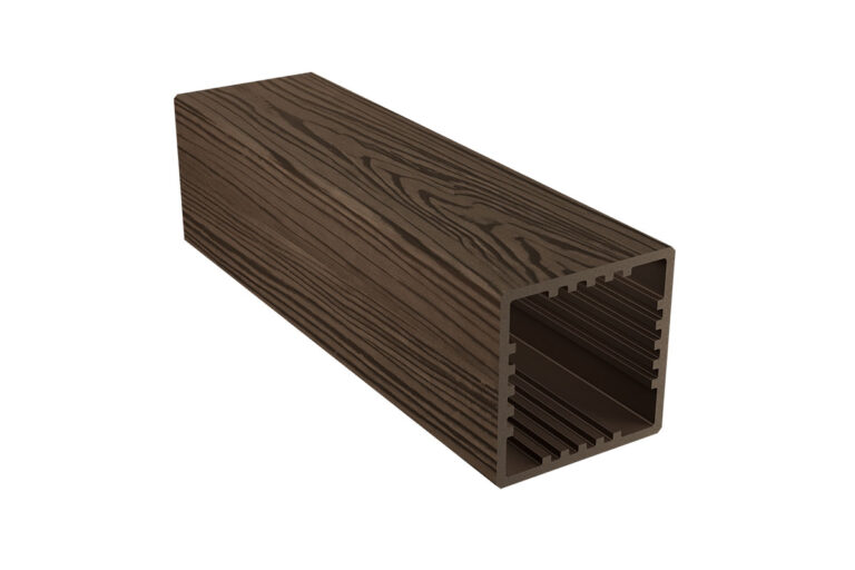 Ограждения ДПК holzhof woodstyle столб 100*100*1000мм, тиснение 3D,