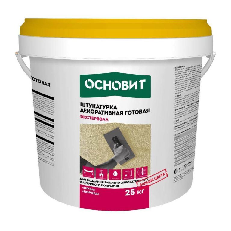 ЭКСТЕРВЭЛЛ ОАc штукатурка декоративная акриловая шуба (1