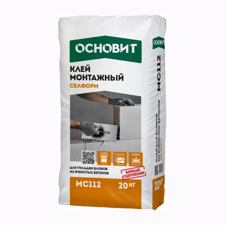 СЕЛФОРМ MC112 клей монтажный ОСНОВИТ
