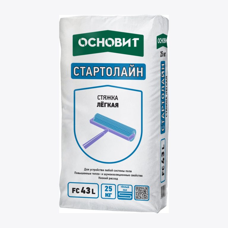 СТЯЖКА ЛЁГКАЯ ОСНОВИТ СТАРТОЛАЙН FC43 L