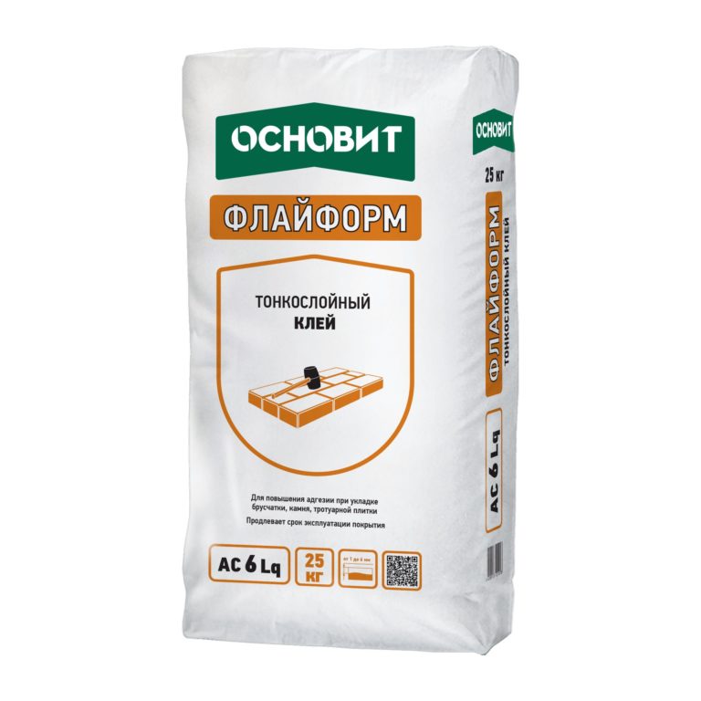 ФЛАЙФОРМ AC6 Lq тонкослойный клей ОСНОВИТ