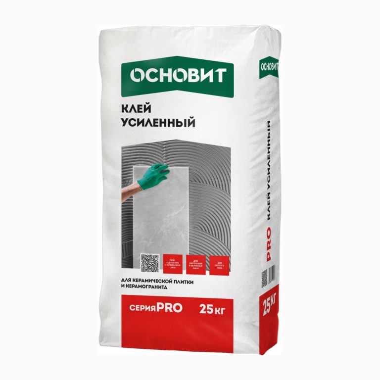 PRO плиточный клей усиленный ОСНОВИТ