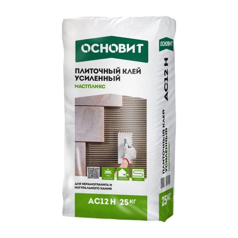 Мастпликс AC12 H клей усиленный [C1T] для керамической плитки и керамогранита Основит