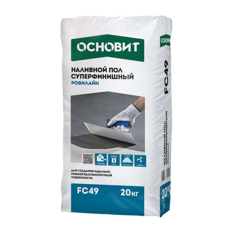 НАЛИВНОЙ ПОЛ СУПЕРФИНИШНЫЙ ОСНОВИТ РОВИЛАЙН FC49