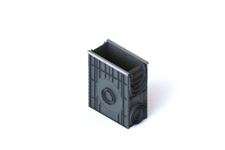 Пескоуловитель PolyMax Basic DN200 h600 усиленный с низким бортом