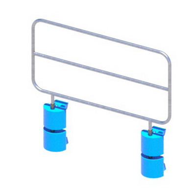 Металлические секции ограждения для модульных понтонов 2000 — изображение 4