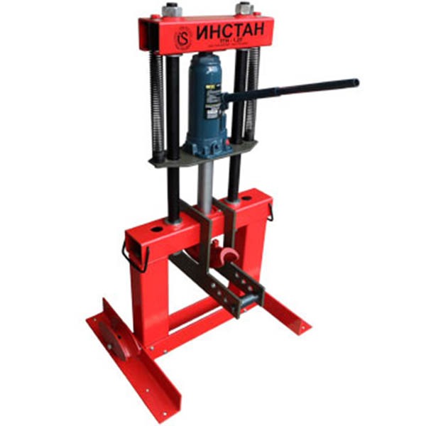 Трубогиб гидравлический настольный с использованием домкрата ТГН-1,25"