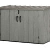 Ящик пластиковый WoodLook, 2100 л, серый