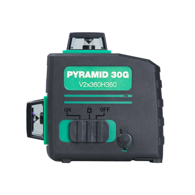 FUBAG уровень лазерный 3D с зеленым лучом Pyramid 30G V2х360H360 — изображение 4
