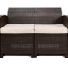 Rattan premium, диван двухместный, венге