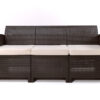 Rattan premium, диван трехместный, венге