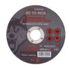 Абразивный отрезной диск Rotorica D-Cut 125х2,5х22,23мм Metal+Inox