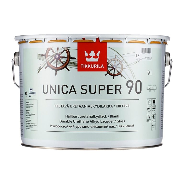 Лак Tikkurila Unica Super Strong EP глянцевый (9 л)
