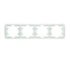 Рамка 4-х постовая Mimoza 22039, горизонтальная, белая