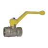 Кран шаровый PN40, 1/2" В/В, газовый, длинная ручка