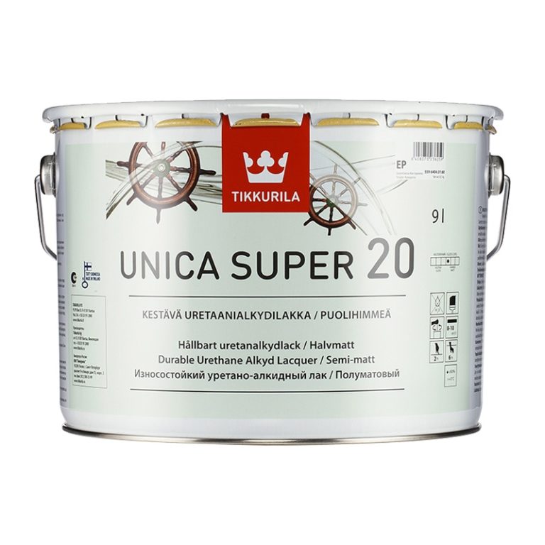 Лак Tikkurila Unica Super Strong EP полуматовый (9 л)