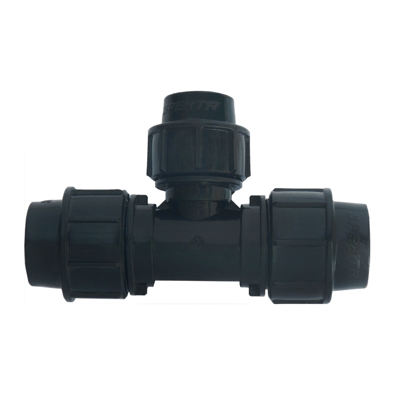 Тройник Spektr компрессионный, переходн. PN16 d=32х25х32 мм