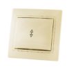 Переключатель с/у Таймыр SQ1814-0107, 1 клавиша, б/инд, слоновая кость