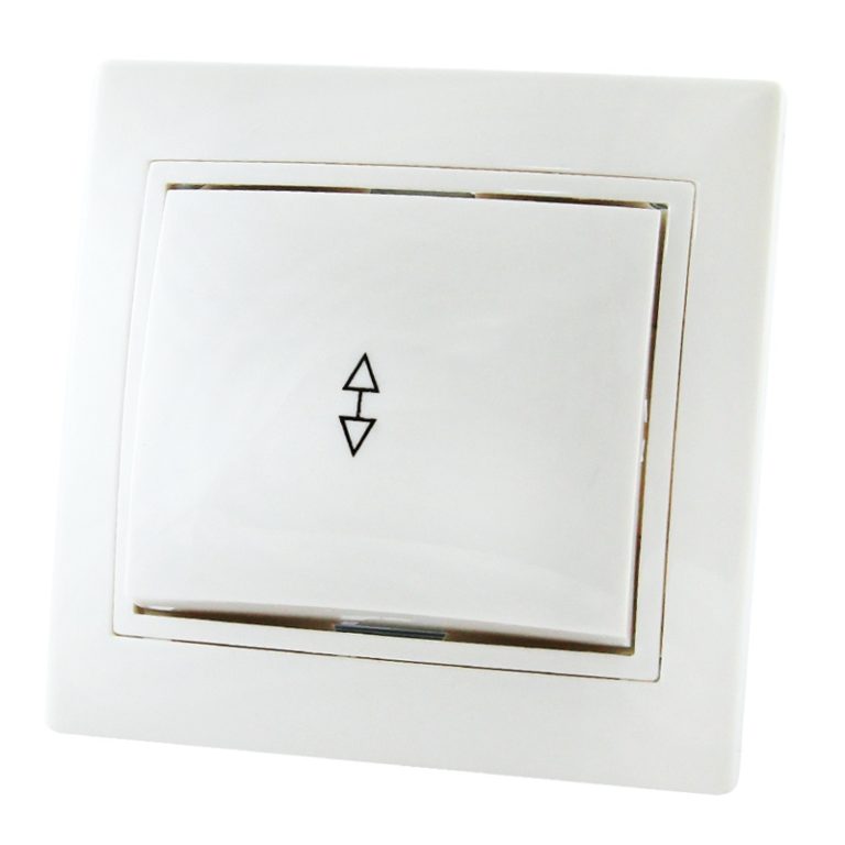Переключательс/у Таймыр SQ1814-0007, 1 клавиша, б/инд, белый