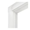 Элемент дверного декора Olovi, 110х18х110 мм, крашенный белый "камень"