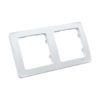 Рамка 2-х постовая Master Р402, горизонтальная, белая