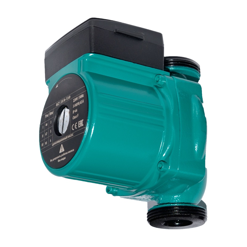 Насос циркуляционный 3 скорости, 25/6-130мм, 230В, t=110C