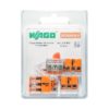 Клемма с рычажком WAGO 221-413 без пасты, 3 провода 0,14-4 мм2 (6 шт.)