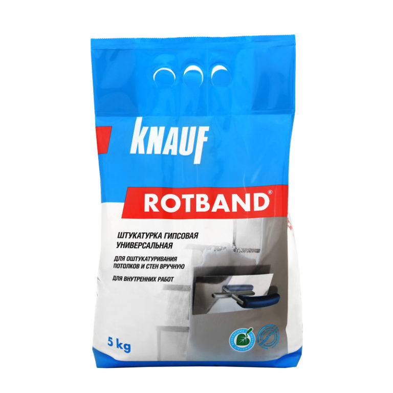 Штукатурка гипсовая Knauf Rotband, 5 кг
