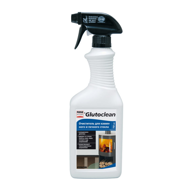 Очиститель для каминного и печного стекла Pufas Glutoclean №369 (0,75 л)