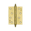 Петля SCHLOSS 21024 4ВВ 100х75х2,5 мм с/колп, золото (2 шт) (10/40)