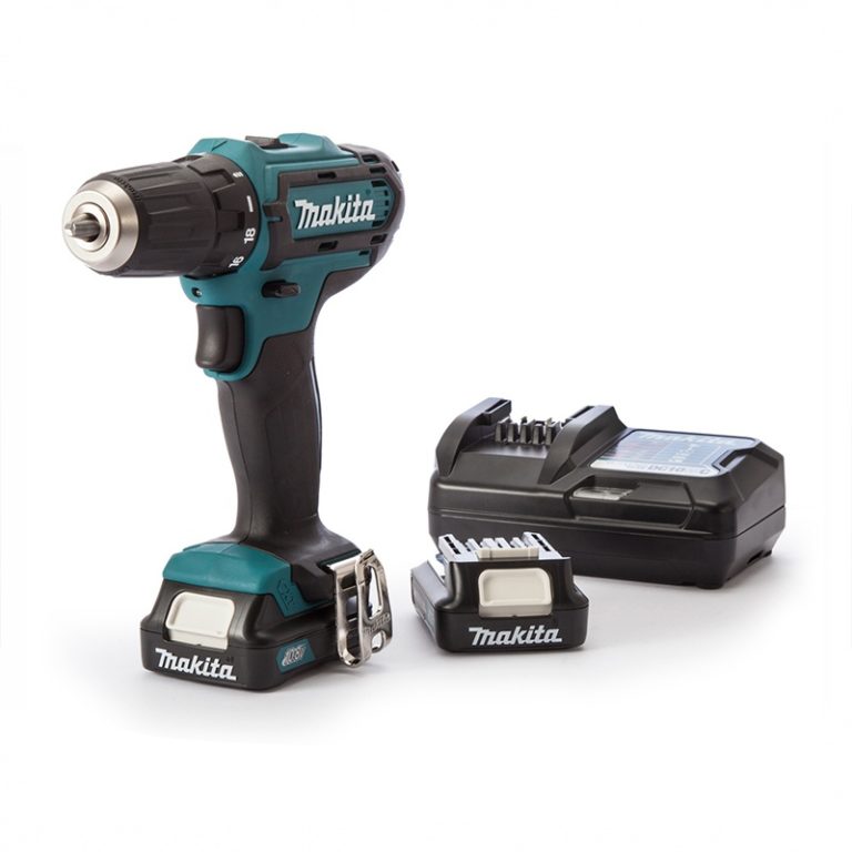 Дрель-шуруповерт Makita DF333DWYE, 2 аккумулятора Li-ion (1,5Ач), 12V, 10 мм, 30 Нм, кейс — изображение 2