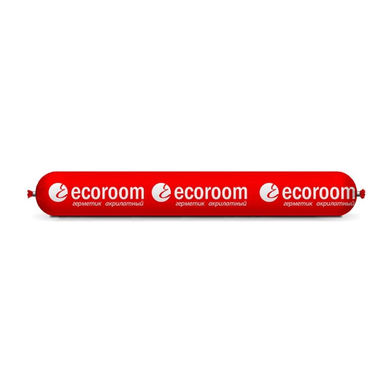 Герметик акриловый Ecoroom AS-12 паропроницаемый белый (0,6 л)
