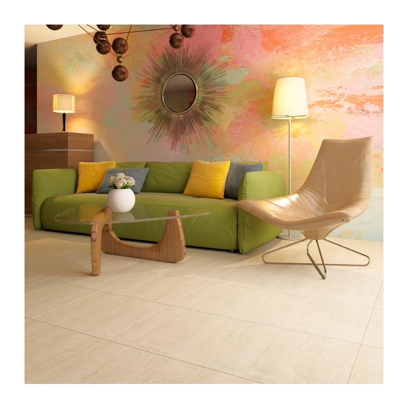 Керамогранит Березакерамика Травертин GP, кремовый, 500х500х9,5 мм — изображение 2