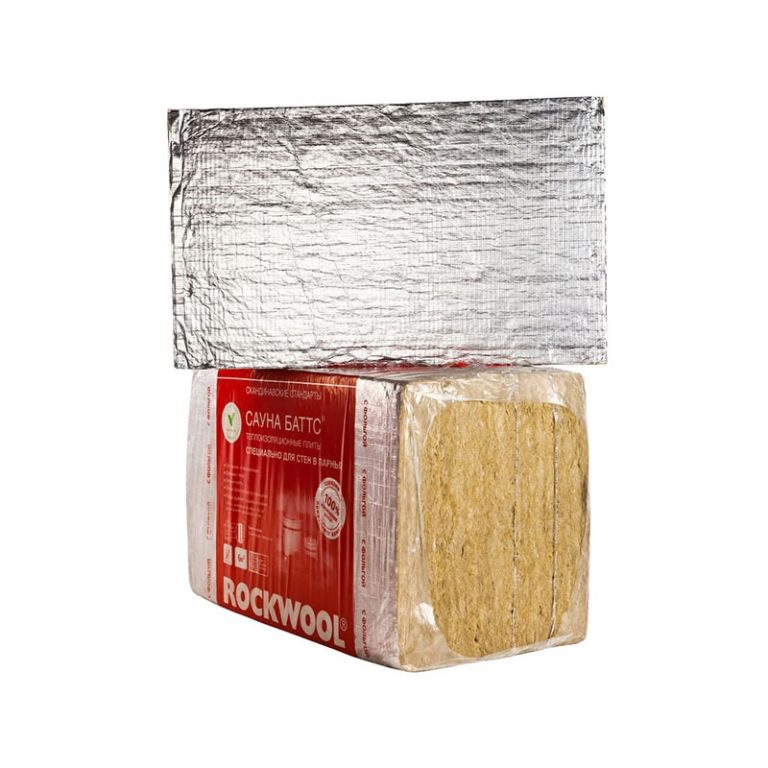 Утеплитель Rockwool Сауна Баттс 1000х600х50 мм, 8 шт — изображение 2