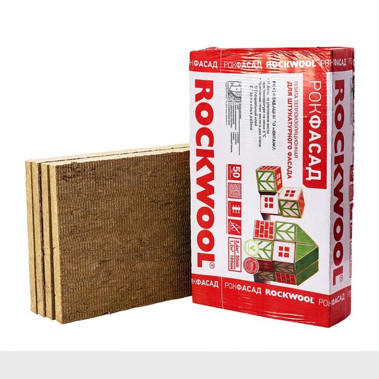 Утеплитель Rockwool Рокфасад 1000х600х50 мм, 4 шт — изображение 2