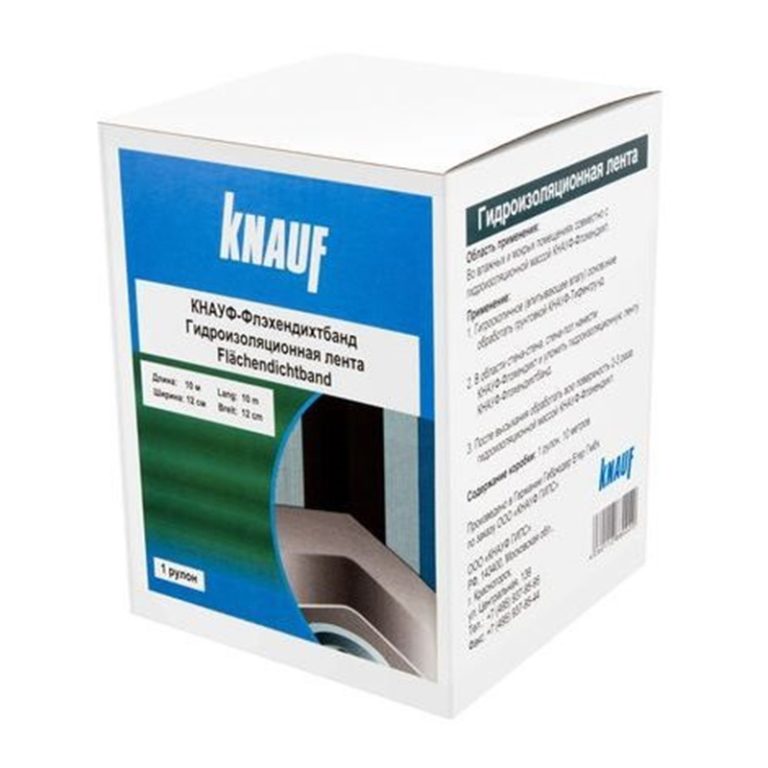 Лента гидроизоляционная Knauf-Флехендихтбанд, 10 м — изображение 2