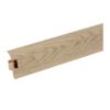 Плинтус Ideal Комфорт, с кабель-каналом, дуб сафари, 55 мм (2,5 м)