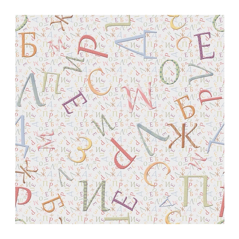 Плитка напольная Kerabel Зоопарк Буквы, 345х345х8 мм (пр-во БКСМ)