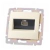 Розетка в рамку компьютерная RJ-45 с/у Valena 695624, 1 гнездо