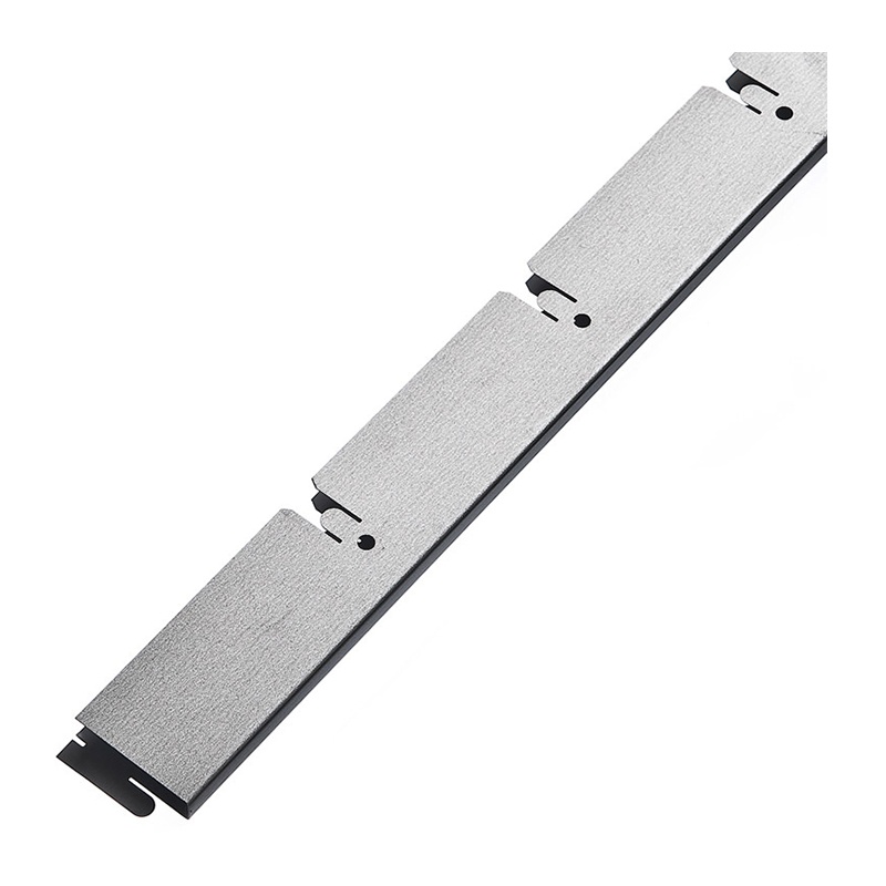 Элемент "папа" для решётки грильято 100х100 мм, L=600 мм, h=40 мм, серебро