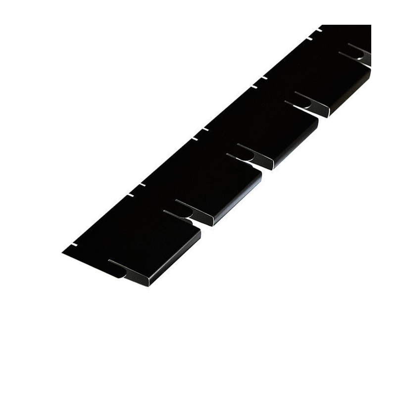 Элемент "папа" для решётки грильято 50х50 мм, L=600 мм, h=40мм, черный