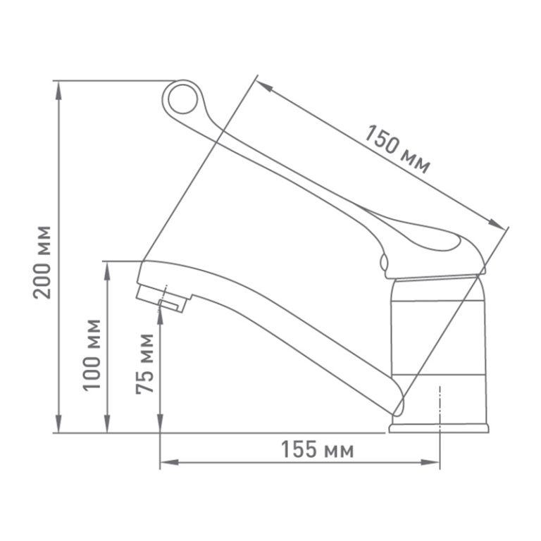 Смеситель для раковины Mix&Fix Jota 4405-03 — изображение 2