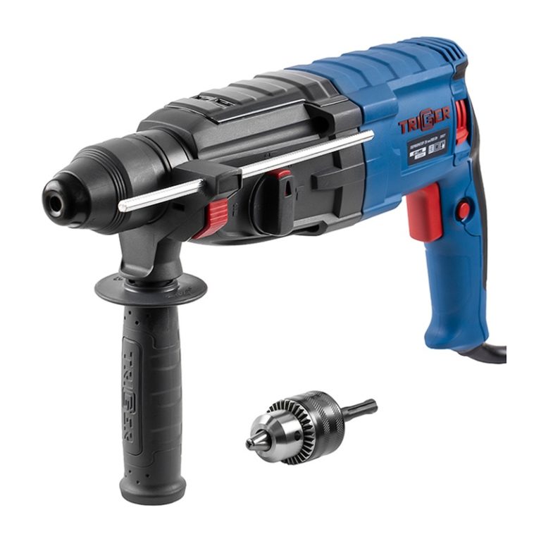 Перфоратор сетевой Trigger 20027, SDS-plus 28 мм 800Вт 3 режима 3,2Дж, L кабеля=4м,кейс — изображение 11