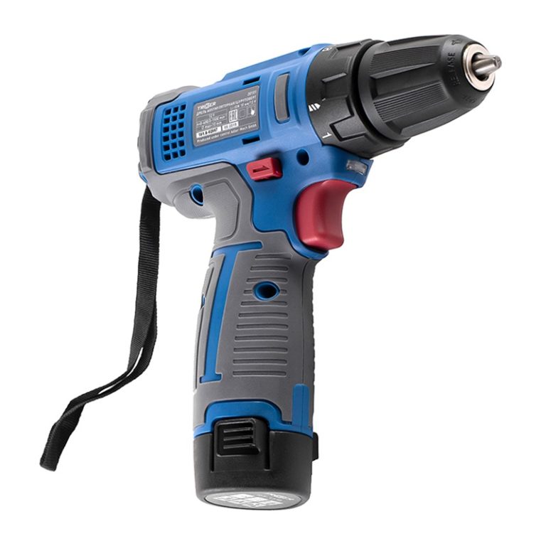 Дрель-шуруповерт Trigger 20101, 2 аккумулятора Li-ion (1,5Ач), 12V, 10 мм, 25 Нм, обойма, кейс — изображение 4